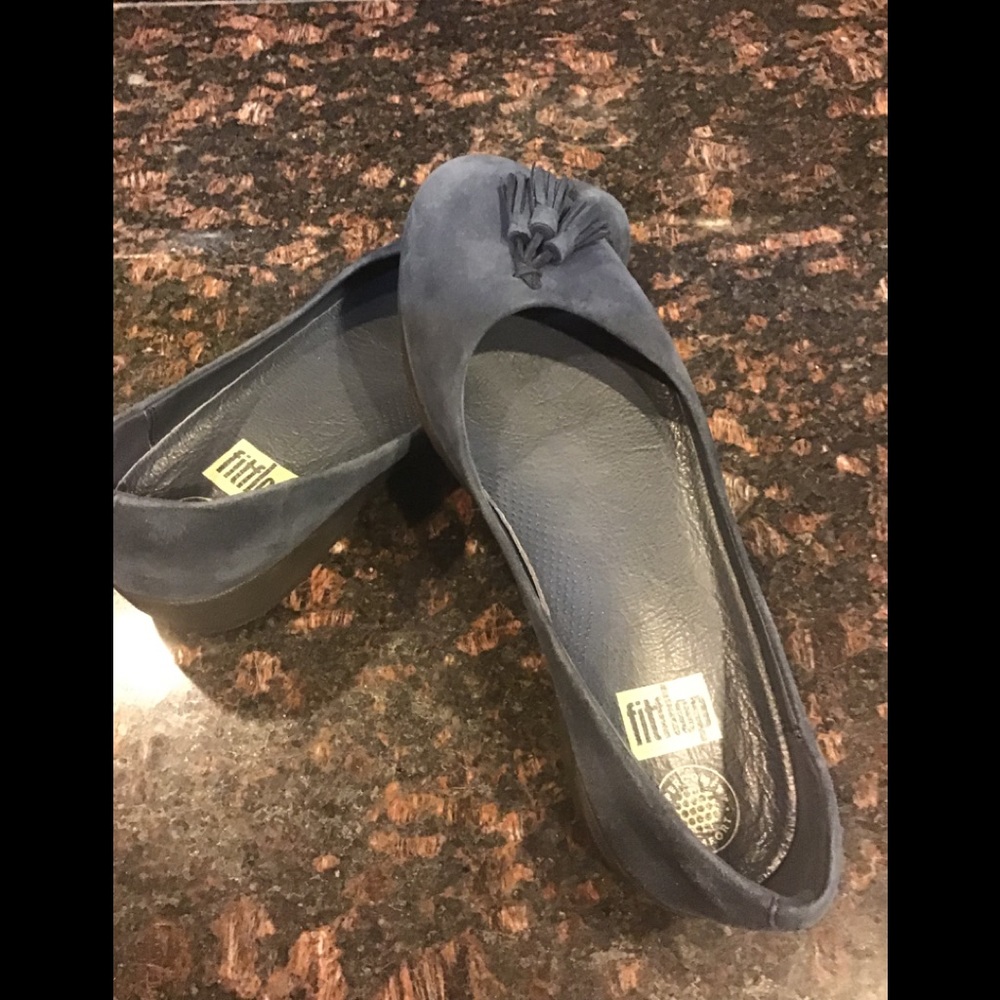 Navy fitflop brand shoes